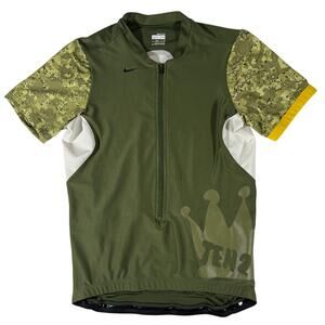 Nike Cycling Jersey Women’s Small Ten 2 Fit Dry 3/4 Zip Rear Pockets